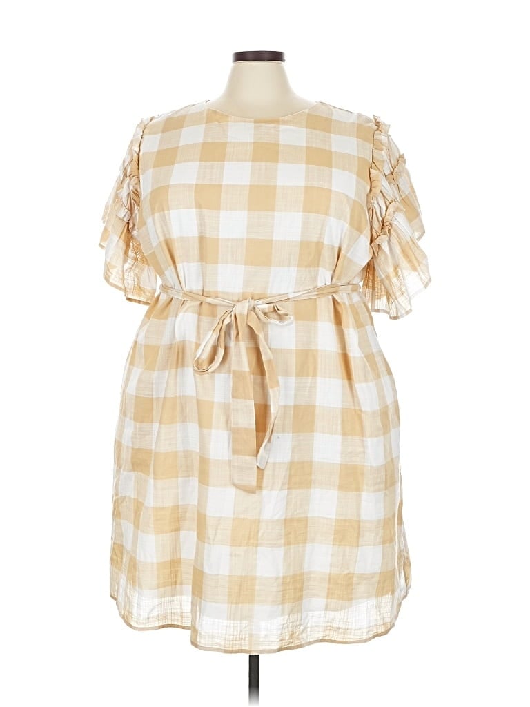 Pre-owned Who What Wear Casual Dress In White