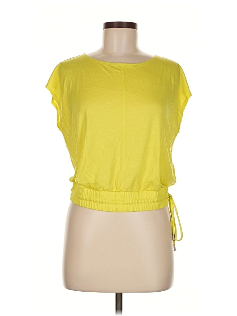 Gstq Sleeveless T-shirt In Yellow