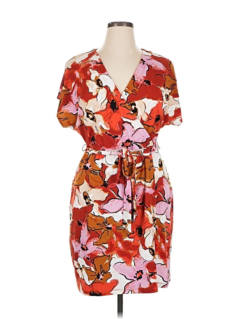 Pre-owned Nine West Casual Dress In Orange