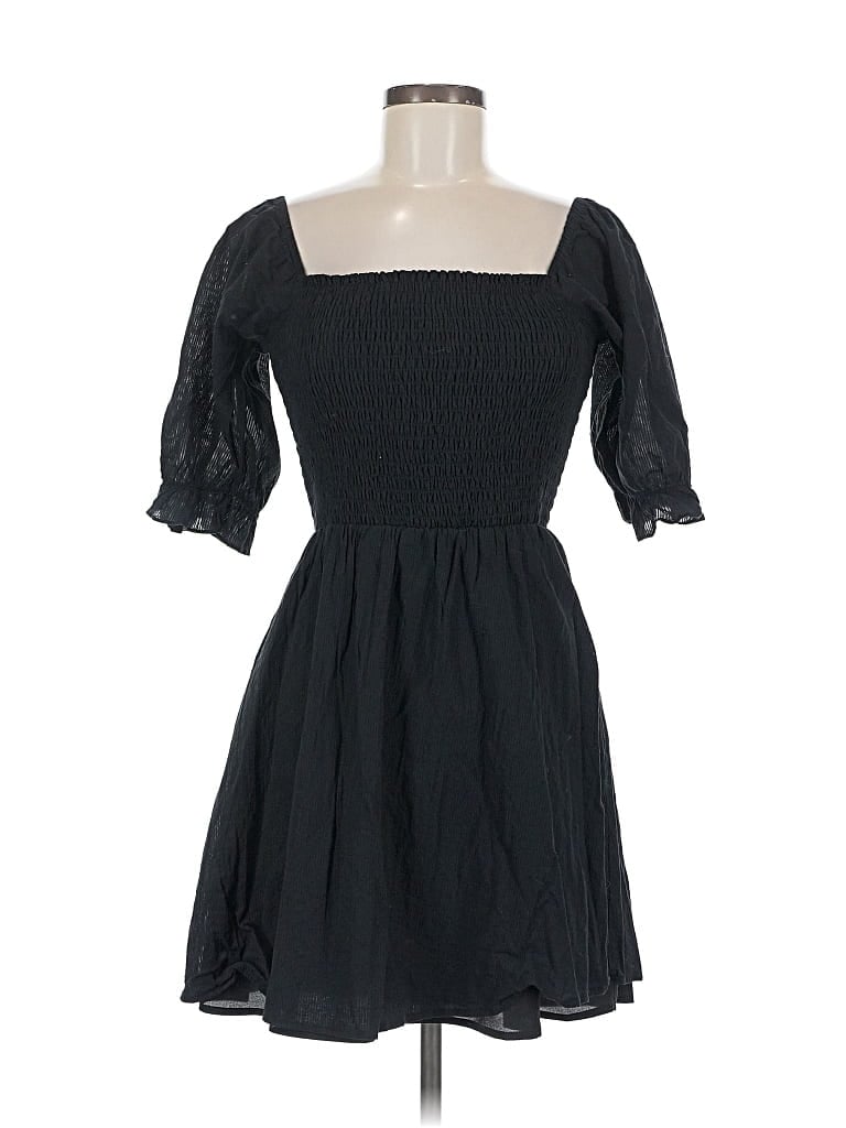 Pre-owned Wayf Casual Dress In Black