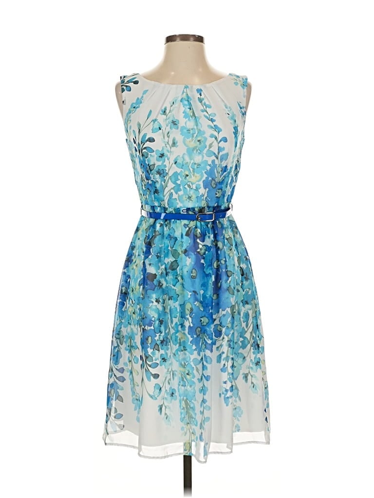 Pre-owned Dressbarn Cocktail Dress In Blue