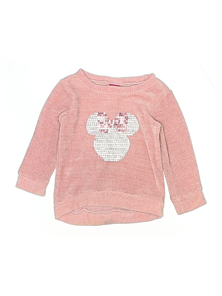Pre-owned Disney Kids' Pullover Sweater In Pink
