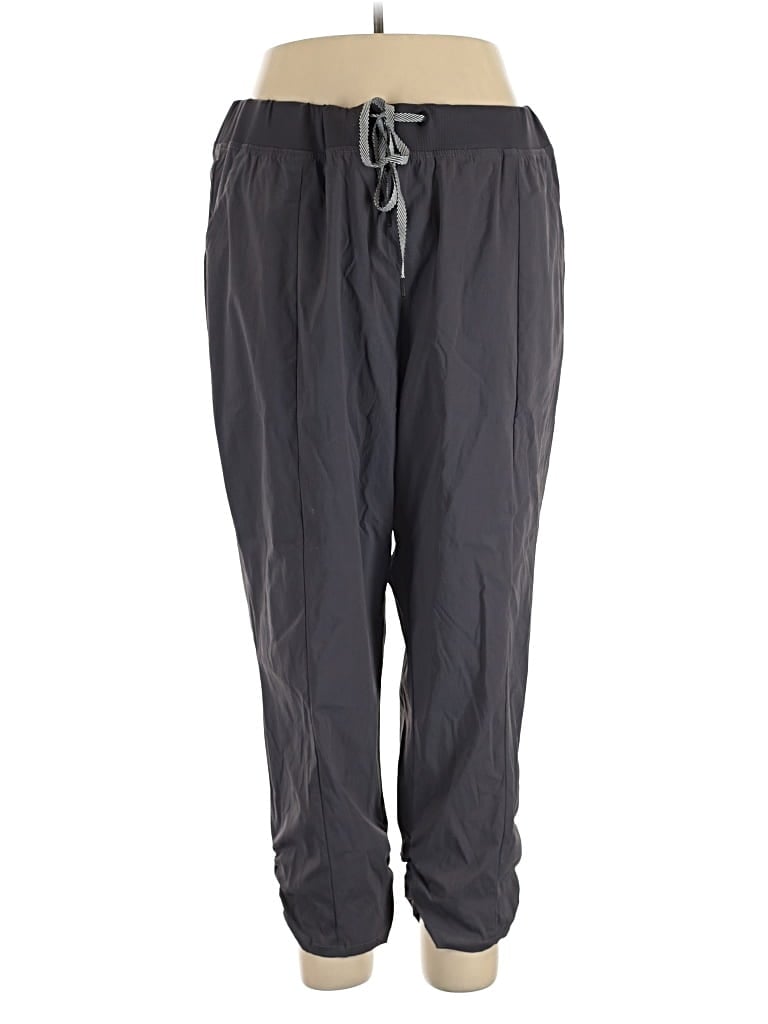 Pre-owned Happy Camper X Torrid Track Pants In Gray