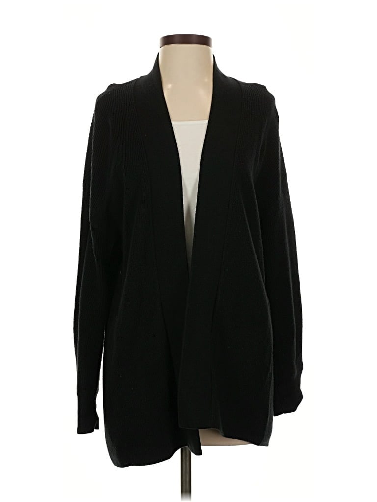 Pre-owned Lululemon Athletica Cardigan Sweater In Black