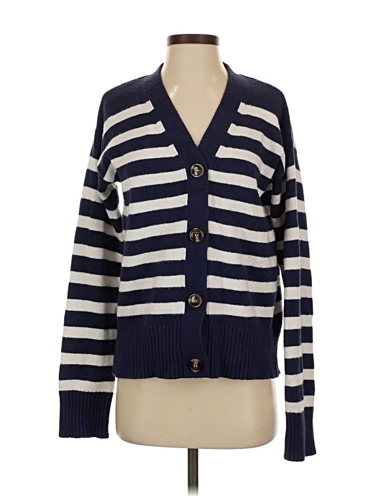 Pre-owned Unbranded Cardigan Sweater In Blue