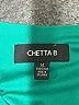 Chetta B Solid Teal Cocktail Dress Size 14 - photo 6