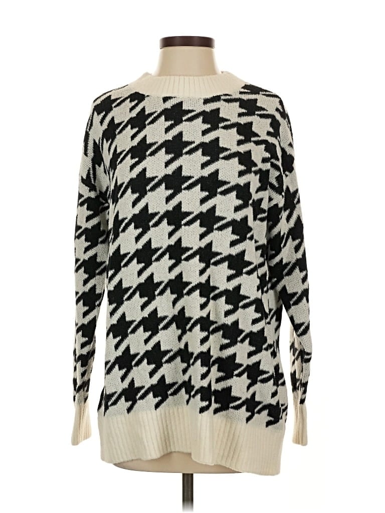 Pre-owned Lou & Grey Pullover Sweater In White