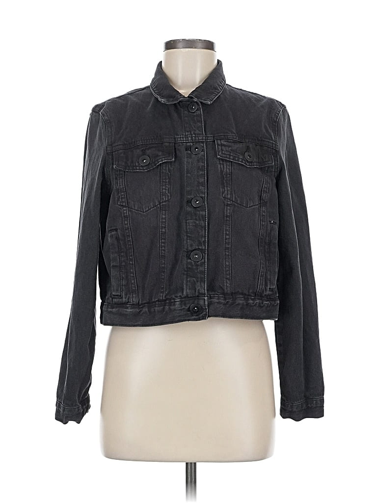 Pre-owned Cotton On Denim Jacket In Gray