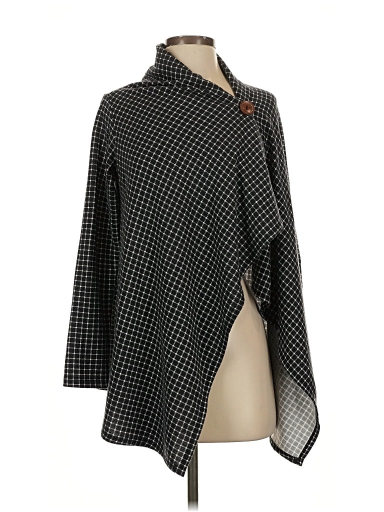 Pre-owned Bobeau Poncho In Black