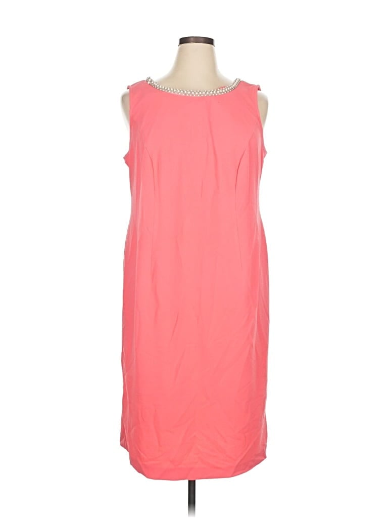 Pre-owned Maya Brooke Cocktail Dress In Pink