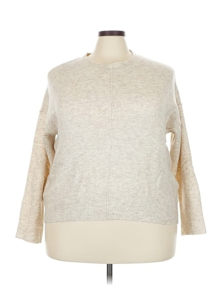 Pre-owned Vince Camuto Pullover Sweater In Brown