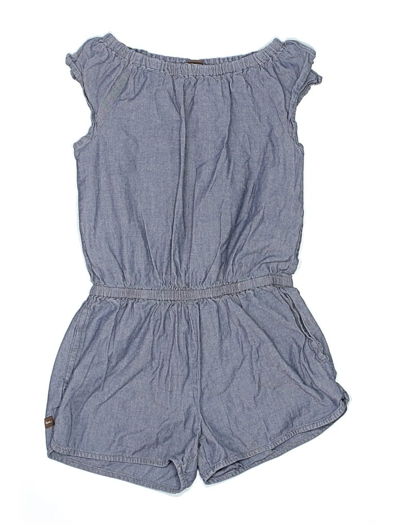 Pre-owned Tea Kids' Dress In Blue