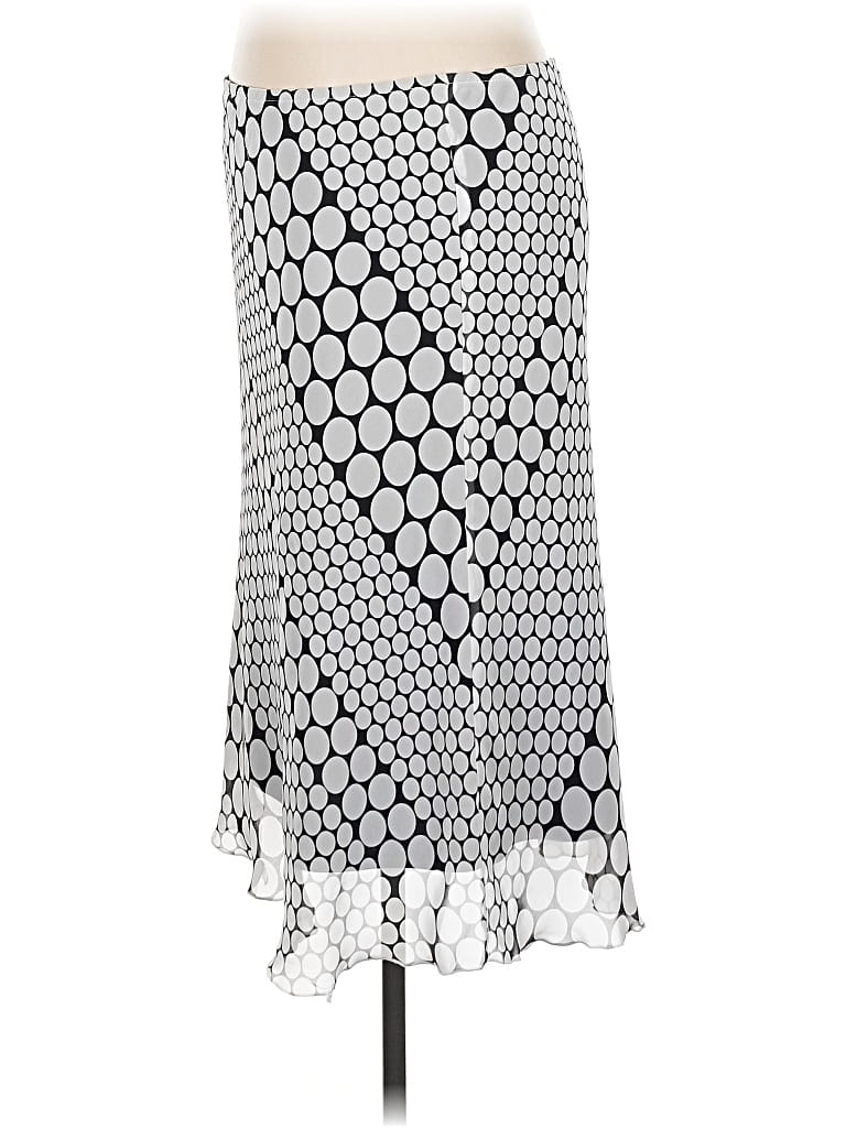 Pre-owned Ab Studio Casual Skirt In Silver