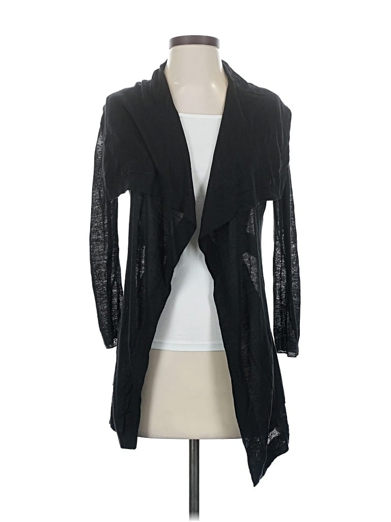 Pre-owned Theory Cardigan Sweater In Black