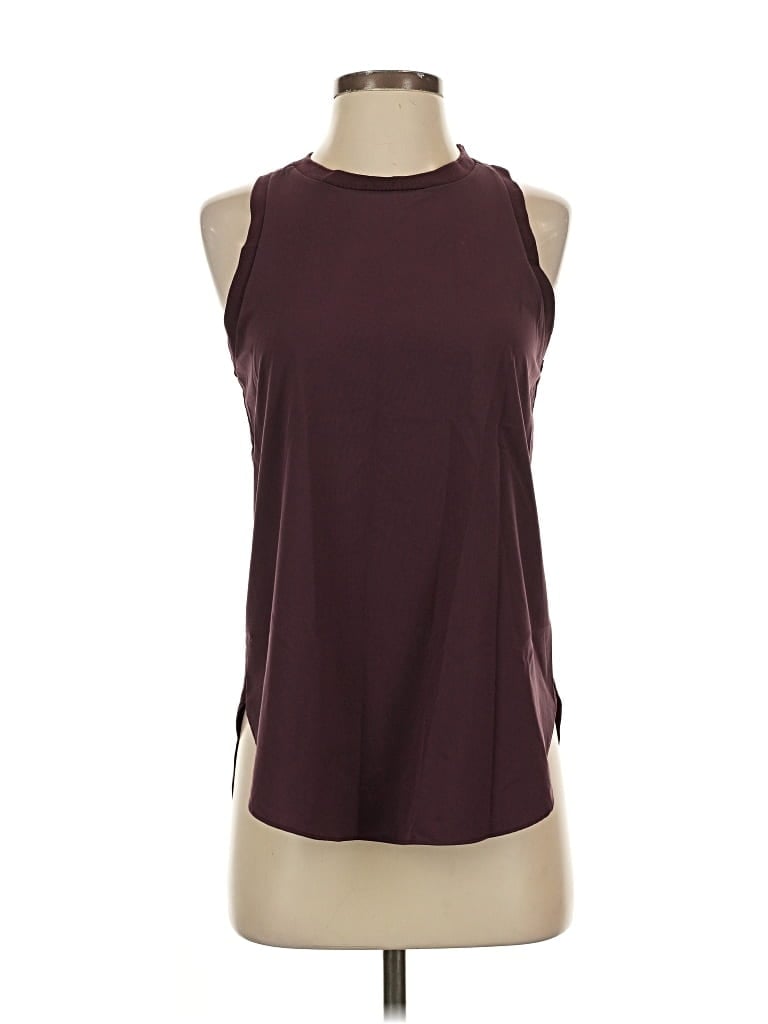 Pre-owned Br Standard Sleeveless T-shirt In Burgundy