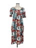Assorted Brands Paisley Teal Casual Dress Size S - photo 1