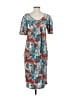 Assorted Brands Paisley Teal Casual Dress Size S - photo 2