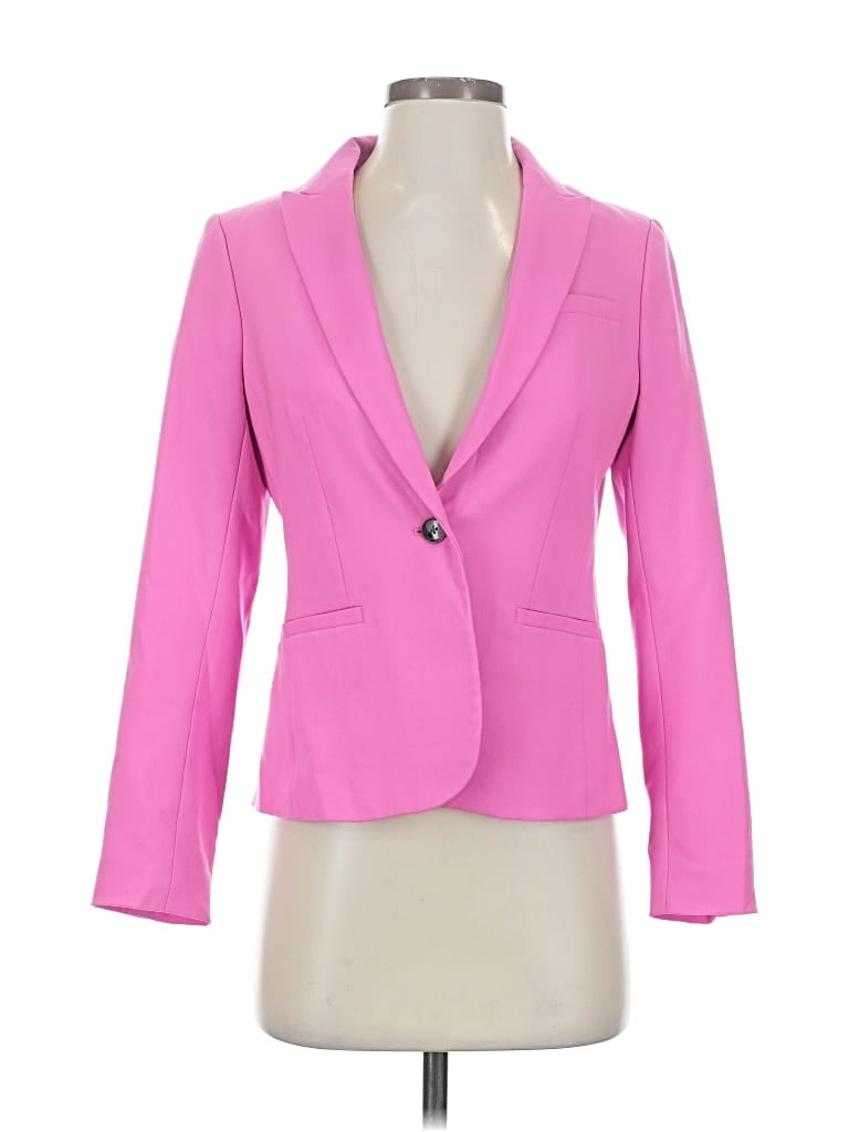 Pre-owned Banana Republic Wool Blazer Jacket In Pink
