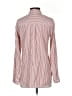 Express Stripes Red Long Sleeve Blouse Size S - photo 2