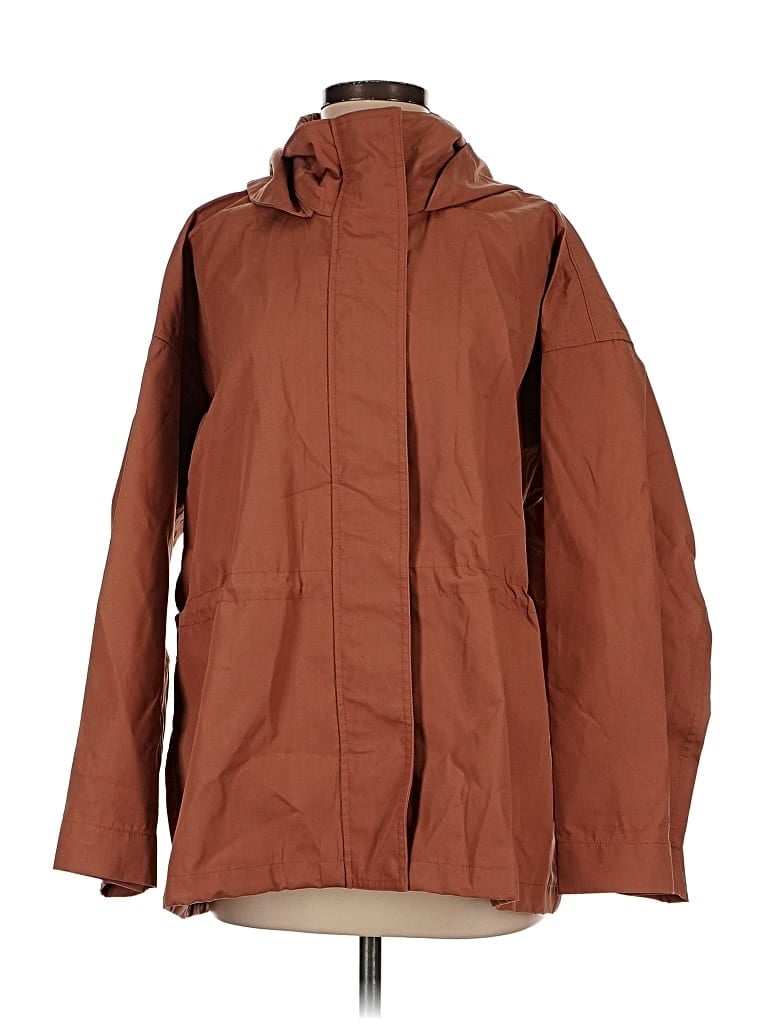 Pre-owned Unbranded Raincoat In Brown