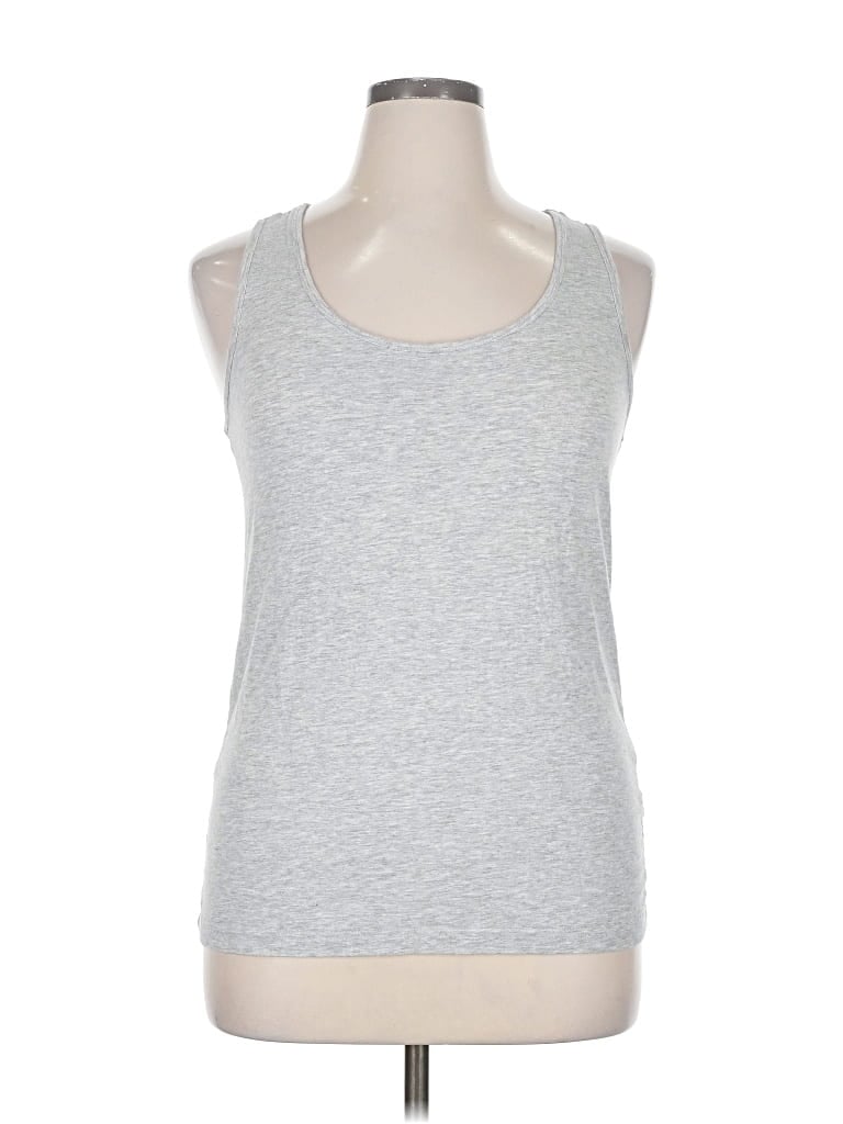 Pre-owned Aveto Tank Top Silver Halter Neckline Tops