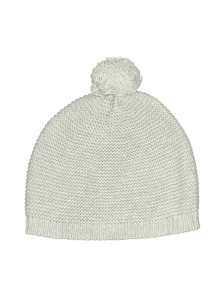 Pre-owned Oliver & Rain Babies' Beanie Hat In Gray