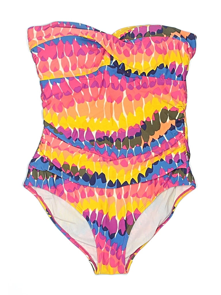 Pre-owned Boden One Piece Swimsuit In Yellow