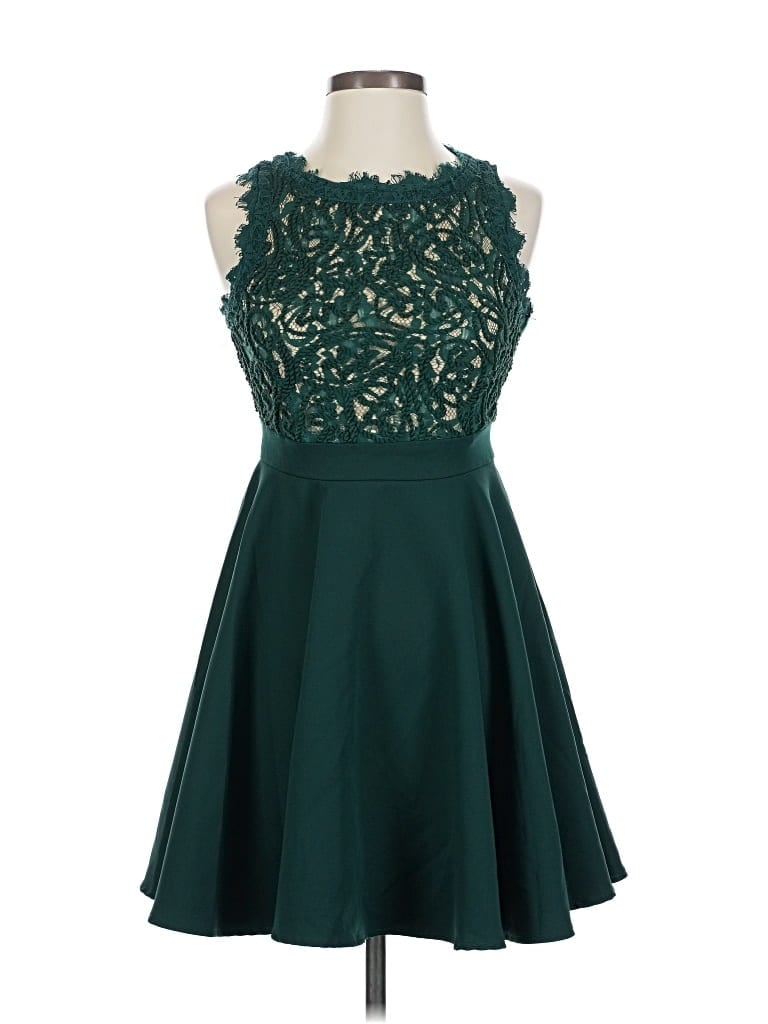 Pre-owned Romeo & Juliet Couture Cocktail Dress In Green