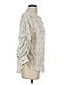 Hayden 100% Other Ivory 3/4 Sleeve Button-Down Shirt Size S - photo 4
