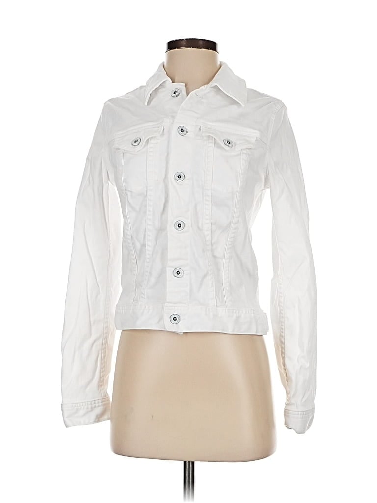 Pre-owned Adriano Goldschmied Jacket In White