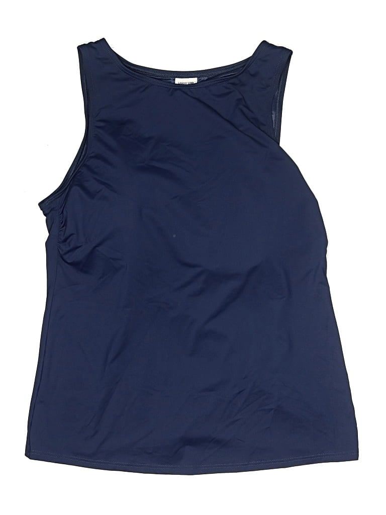 Pre-owned Lands' End Sleeveless T-shirt In Blue