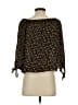 Madewell 100% Silk Black 3/4 Sleeve Silk Top Size XS - photo 2