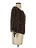 Madewell 100% Silk Black 3/4 Sleeve Silk Top Size XS - photo 4