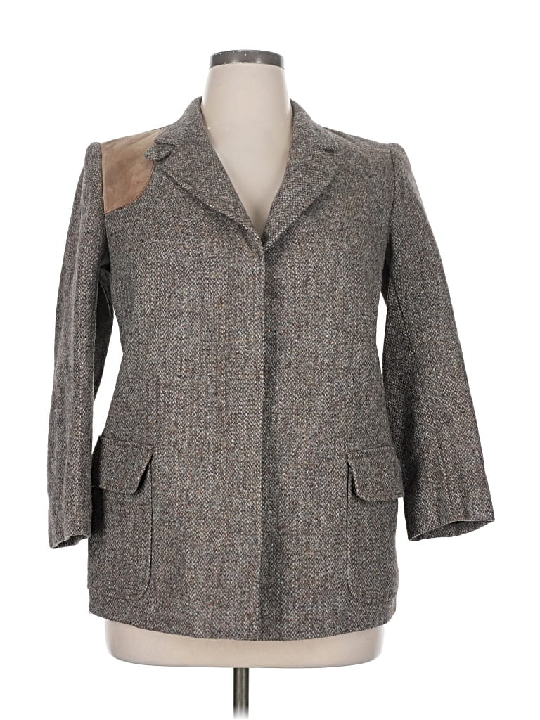 Pre-owned L.l.bean Wool Coat In Brown