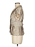Adrianna Papell Metallic Gold Blazer Size 8 - photo 5