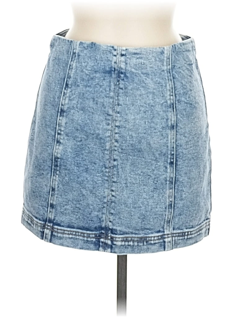 Pre-owned Tinseltown Denim Skirt In Blue