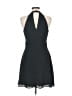 Express 100% Polyester Solid Black Cocktail Dress Size 6 - photo 2