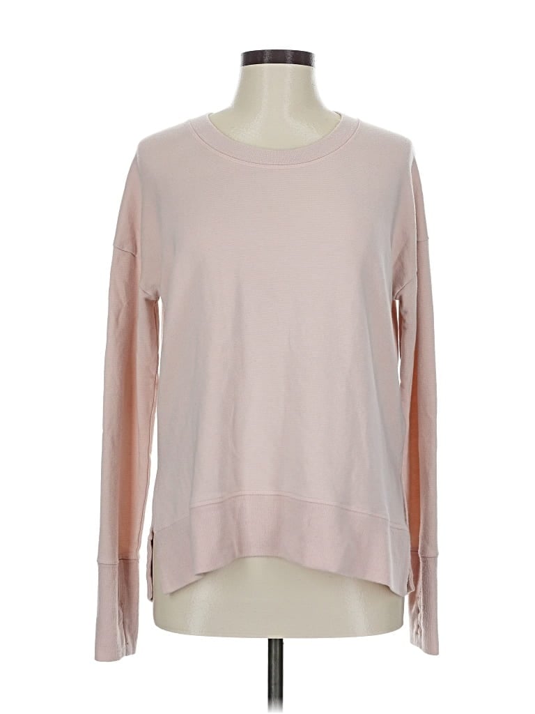 Pre-owned Athleta Sweatshirt In Pink