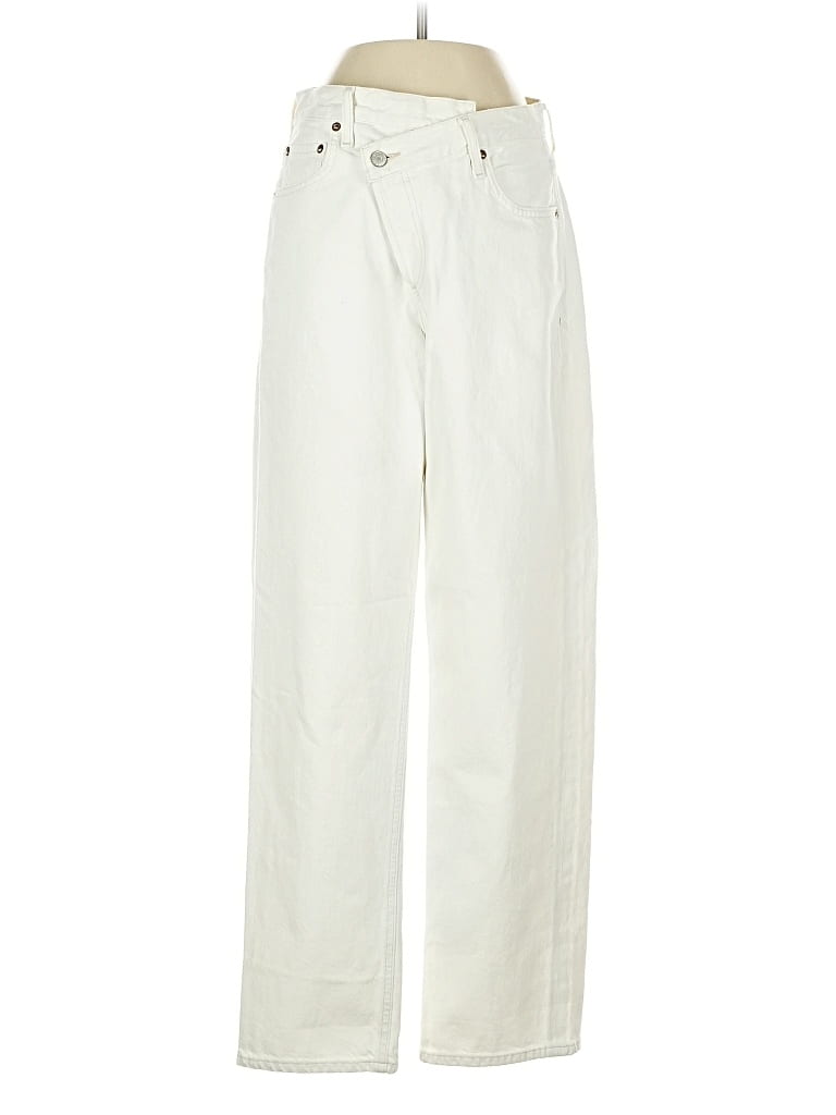 Pre-owned Agolde Jeans In White