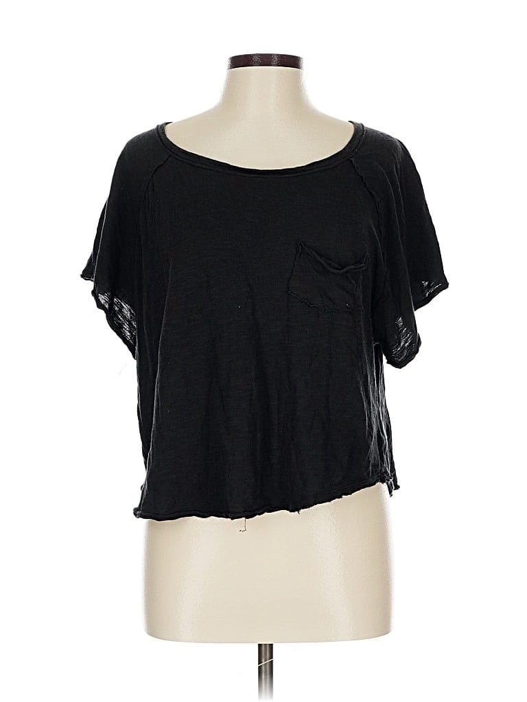 Pre-owned Altar'd State Short Sleeve T-shirt In Black