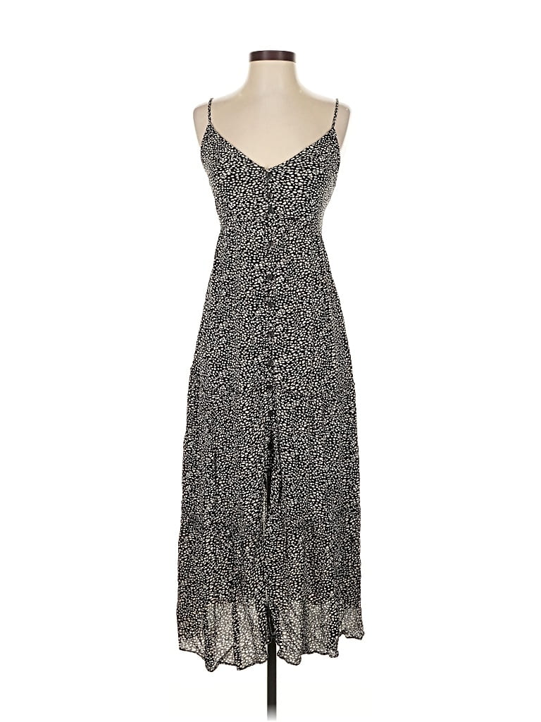 Pre-owned Abercrombie & Fitch Casual Dress In Gray