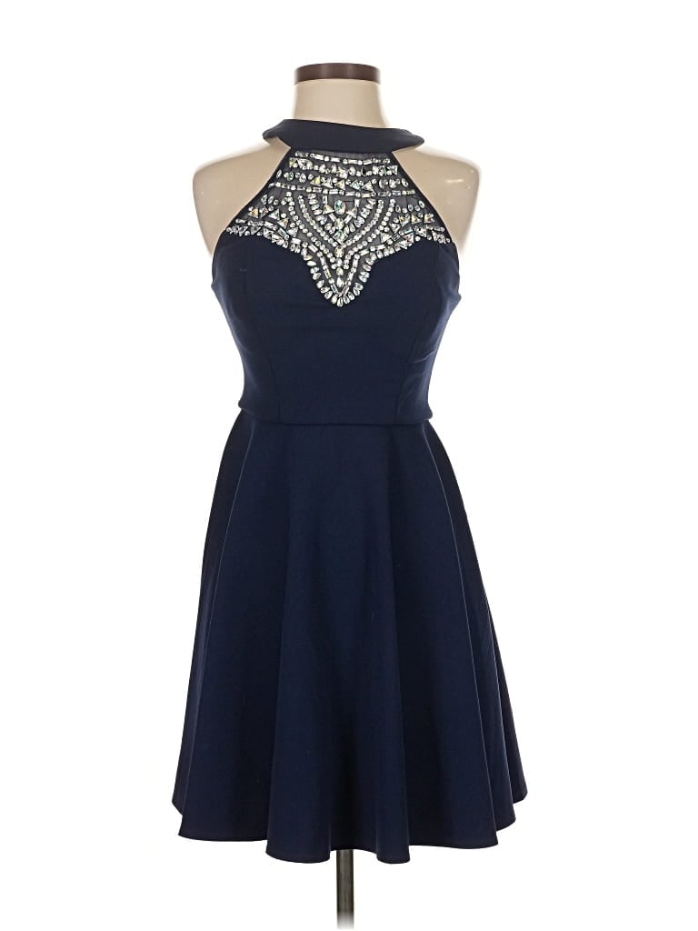 Pre-owned B Darlin Cocktail Dress In Blue