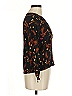 Point Sur 100% Viscose Black Long Sleeve Blouse Size M - photo 4