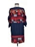 BCBGMAXAZRIA Graphic Blue Casual Dress Size S - photo 1