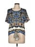 Clover Canyon 100% Polyester Blue Short Sleeve T-Shirt Size L - photo 1