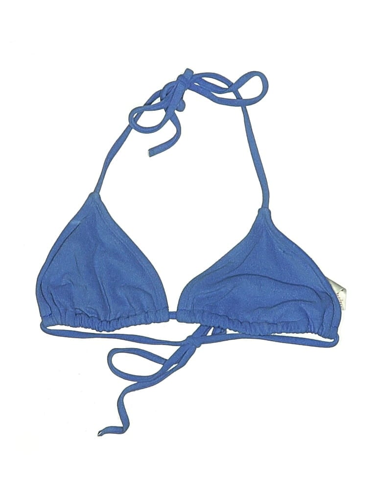 Pre-owned Xhilaration Swimsuit Top Blue Swimwear