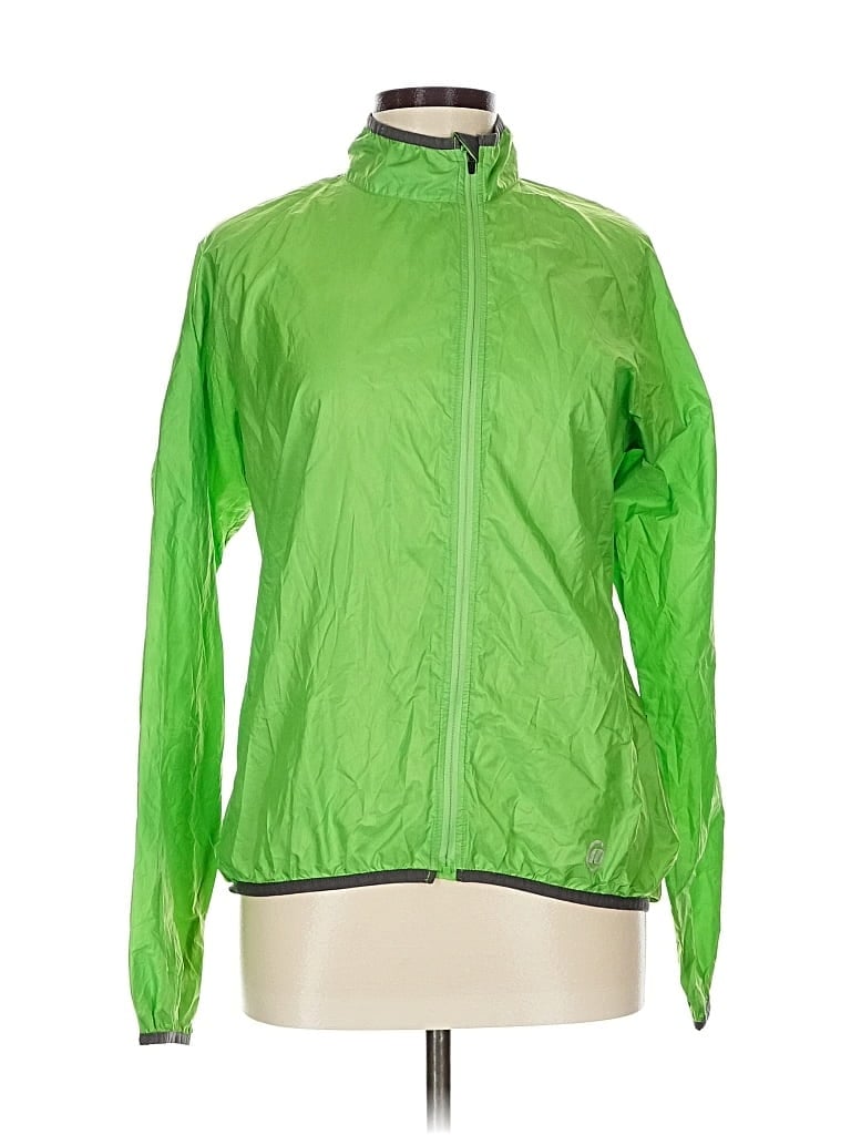 Pre-owned Assorted Brands Windbreaker Jacket In Green