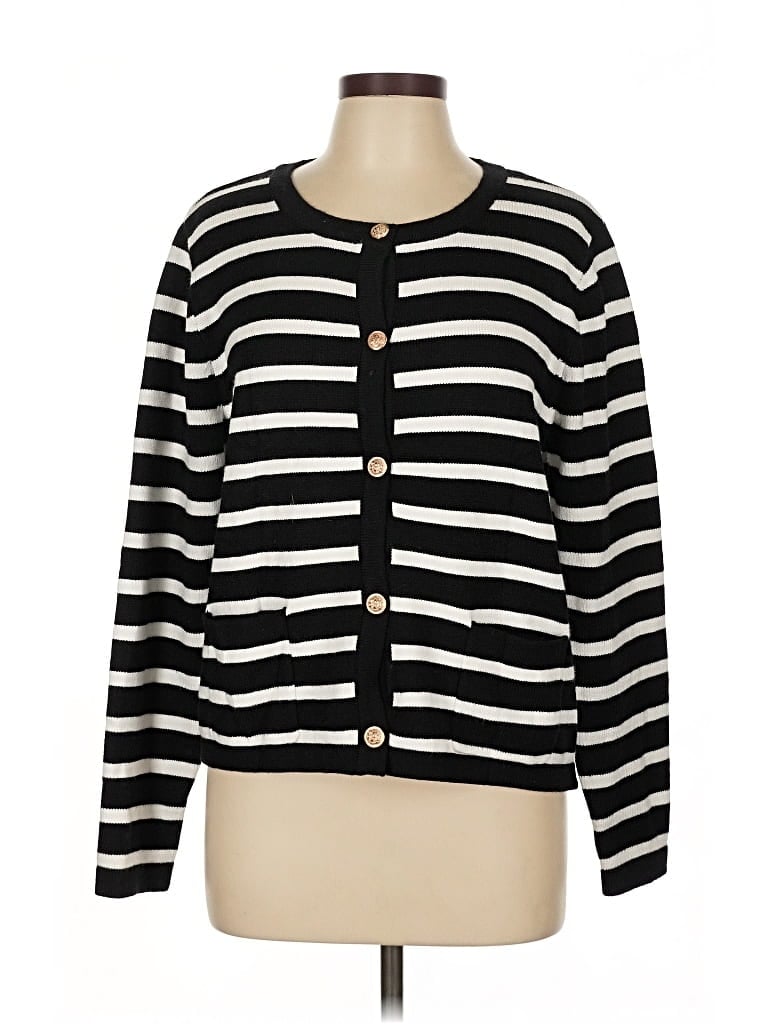 Pre-owned Unbranded Cardigan Sweater In Black