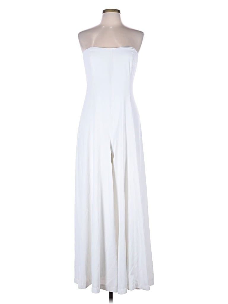 Pre-owned Rosetta Getty Jumpsuit In White
