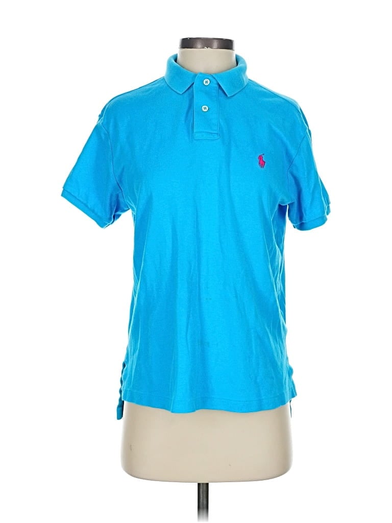 Pre-owned Polo By Ralph Lauren Short Sleeve Polo In Blue